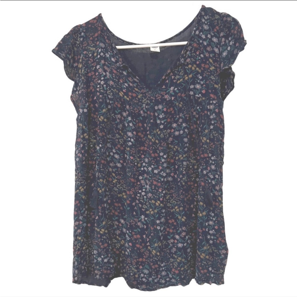 Old Navy Floral Women's Blouse Size Medium